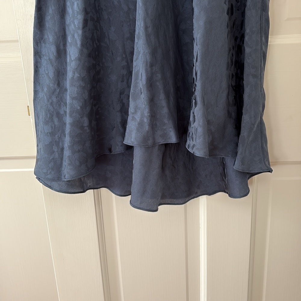 Zadig & Voltaire size XS Navy leopard printed woven silk (100% Silk). - Picture 4 of 11